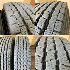 良品! スタッドレス155/80R14LT 4本／100-4H／ヨコハマ iceGUARD iG91 8分上〜9分上 A4898-91
の画像