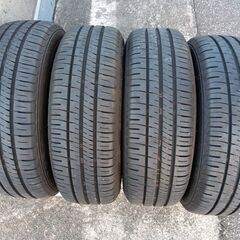 夏 ★ホンダ純正★2024年【~90％ 富山】フィット FIT シャトル インサイト グレイス ホンダ 夏 185/60R15 日本製 低燃費 ダンロップ 中古4本の画像