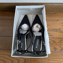 リボン付きのハイヒールＬサイズの画像