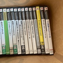 PS2 ゲームソフト まとめて 早い者勝ちの画像