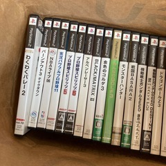 PS2 ゲームソフト まとめて 早い者勝ちの画像