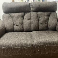 ニトリ　ソファ　茶色