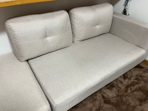 2人掛けソファ　使用一年未満