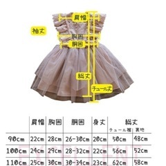 【美品】90ドレスと13.5バレエシューズの画像