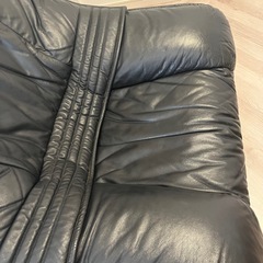 【美品】本革ソファ 1脚のみ／15,000円／取りに来ていただける方6月限定商品なので6月中に取り引き成立の方に割引き致します。 の画像