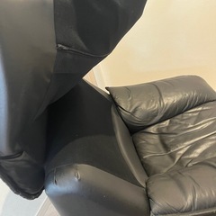 【美品】本革ソファ 1脚のみ／15,000円／取りに来ていただける方6月限定商品なので6月中に取り引き成立の方に割引き致します。 の画像