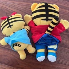 しまじろうのパペットとはなちゃんのぬいぐるみ2点セットの画像