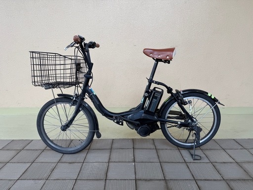 大阪府 ヤマハ 電動アシスト自転車 ブラウン 前カゴ付き - メルカリ