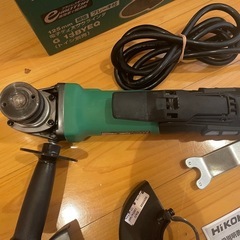 HIKOKI電子ディスクグラインダー　 ブレーキ付）G13BYEQ2 おまけ多数　125mm ハイコーキ100vの画像