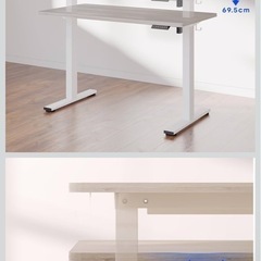 【美品】【値下げました】昇降式デスク《購入時4万円相当》の画像