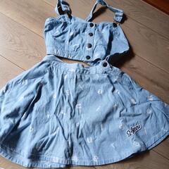 女の子高学年向けセットアップ2点セットの画像