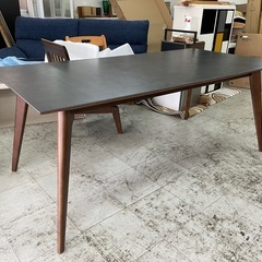 訳あり品　キズや熱に強い　セラミック天板　ダイニングテーブル　1...
