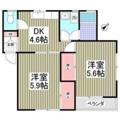 💜💙フリーレント1ヶ月付き💙💜敷礼ゼロ✨角部屋🎶衣笠駅徒歩18分...
