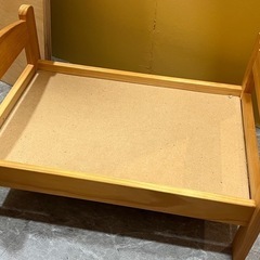 IKEA おままごと　ベッド　人形　猫　ぬいぐるみペット