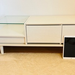 【値下げ中】LOWYA 美品 センターテーブル ドレッサーの画像