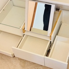 【値下げ中】LOWYA 美品 センターテーブル ドレッサーの画像