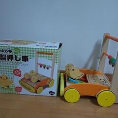 木製押し車  おしぐるま ヒヨコの画像
