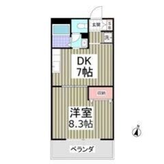 💜💙フリーレント1ヶ月付き💙💜敷礼ゼロ🌈駐車場1台無料🎶賃料45...