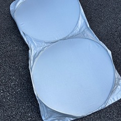 Carantee 車用 サンシェード 遮光 フロントシェード 車窓日よけ 紫外線99％カット 吸盤なし 収納ラクラク SUV/軽自動車 汎用 収納袋付き(150cm×80cm）の画像