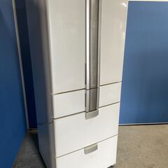 【無料】SHARP 6ドア冷蔵庫 SJ-FS45R-W 2008...