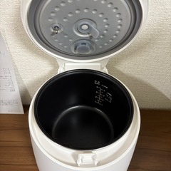 ニトリ　糖質カット炊飯ジャー(4合 NJ101 ホワイト)の画像