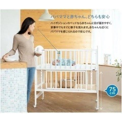 カトージベビーベットハイポジションレギュラーサイズの画像