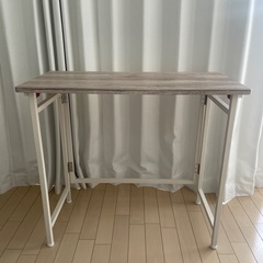 山善　折り畳みデスク2個セット