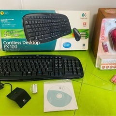 【美品】ワイヤレスキーボードEX100&ワイヤレスマウス