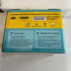 新品未開封 tp-link 5-portの画像