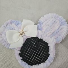 手作りバッチ　名札　ピアスホルダーの画像