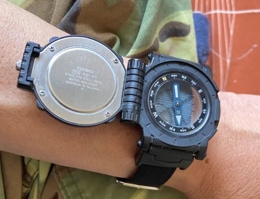 希少 ビンテージ ビンテージ カシオ パスファインダー MW-43 cheap