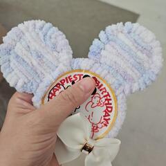 手作りバッチ　名札　ピアスホルダーの画像