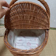カゴ　アジアン雑貨　バスケット収納　ピクニックの画像