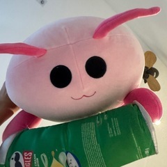 新品　シュリンプ　プリングルス　ぬいぐるみ ピンクの画像