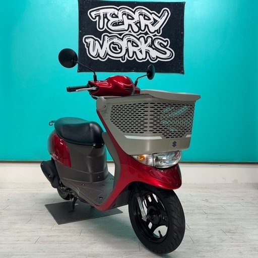 スズキ　レッツ　バスケット　実働　CA4AA オイル交換済み　大阪府門真　低走行