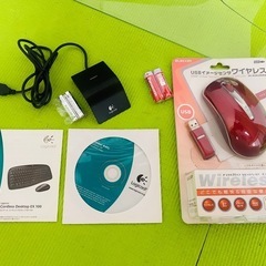【美品】ワイヤレスキーボードEX100&ワイヤレスマウスの画像