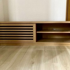 木目調テレビ台(ローボード)