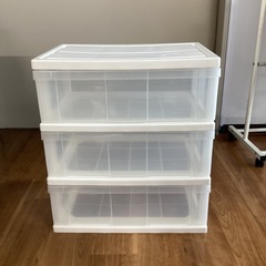 プラ衣装ケース【町田市再生家具】0621