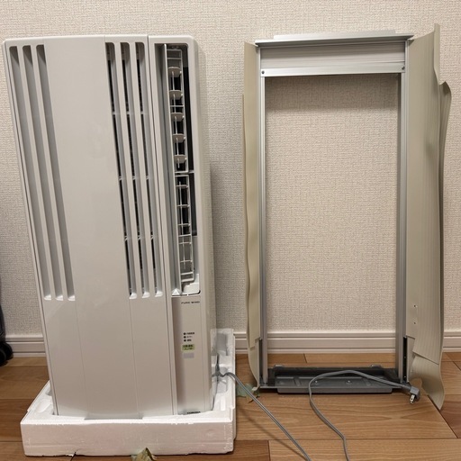 【中古美品】ウィンドエアコン　CW-1624R-WS 2024年製