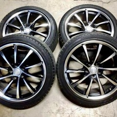 アルファード等に　山有り　１９インチ　タイヤホイールセット