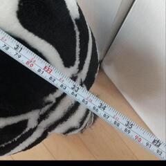  シマウマ 玄関スツールの画像