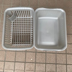 水切りカゴ　食器置の画像