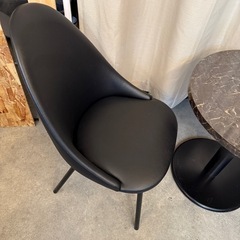 【超美品/大理石風カフェテーブルセット/配達可】の画像