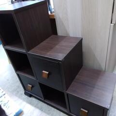 木製ラック　(ボックス3個付き)　84157