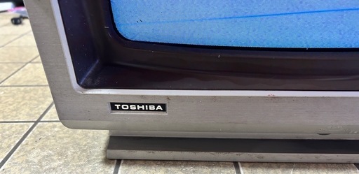 TOSHIBA昭和レトロカラーテレビ 14M40Tジャンク品 (中村) 宇野気