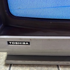 TOSHIBA昭和レトロ　カラーテレビ 14M40Tジャンク品の画像