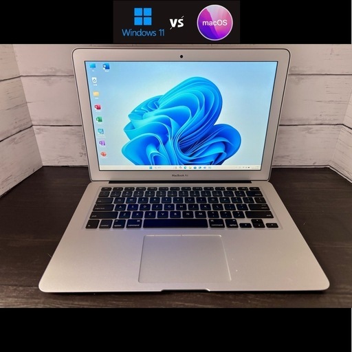 ⭐️美品 MacBook Air 13インチ/Mac & Windows11 Dual OS /2017年モデルA1466/i5 1.