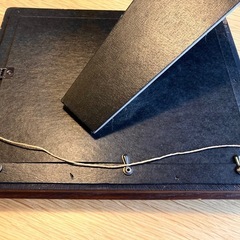 【交渉中】アンティーク木製フォトフレームの画像