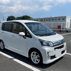 車検2年付きムーヴカスタムRS地デジbluetoothナビ禁煙車...