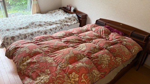 【高級:2台】セミダブルベッド